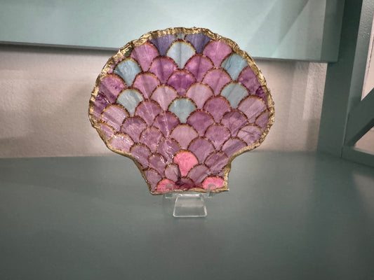 Mermaid Tail Shell Trinket Dish