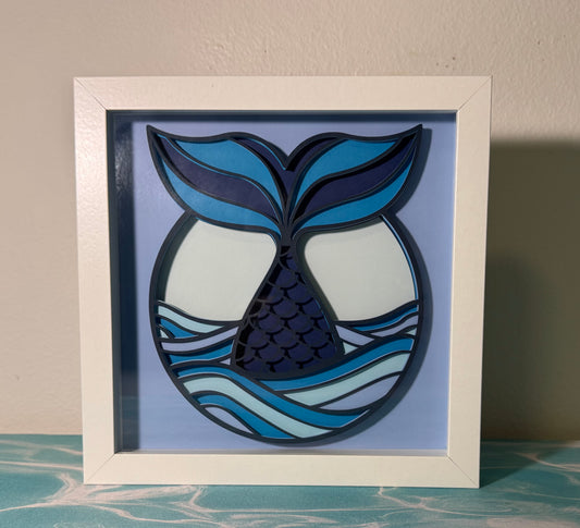 Mermaid Tail Shadowbox