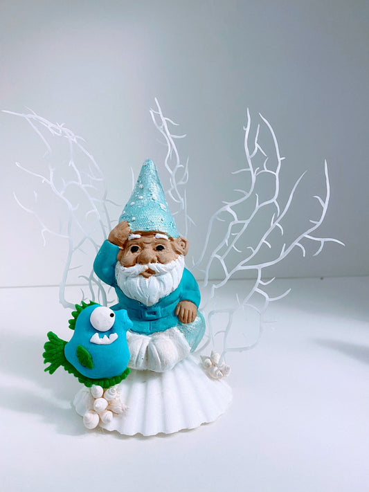 Whimsical Gnome on Shell