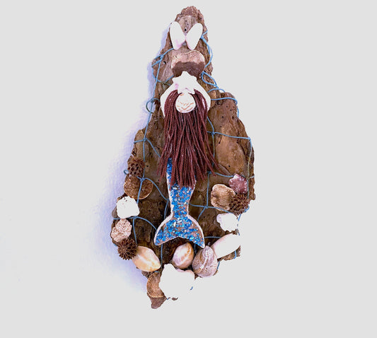Mermaid on Driftwood